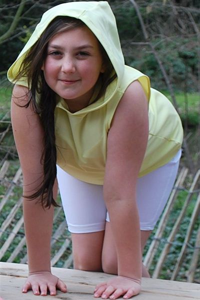 Unisex Sleeveless Hooded Top - UPF 50+, Age 0-10-zoom-