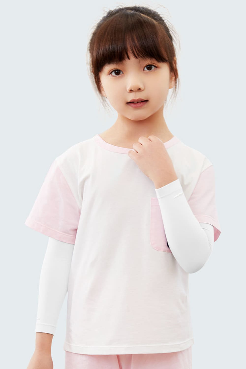 Kids Sun Protection Arm Sleeves-1