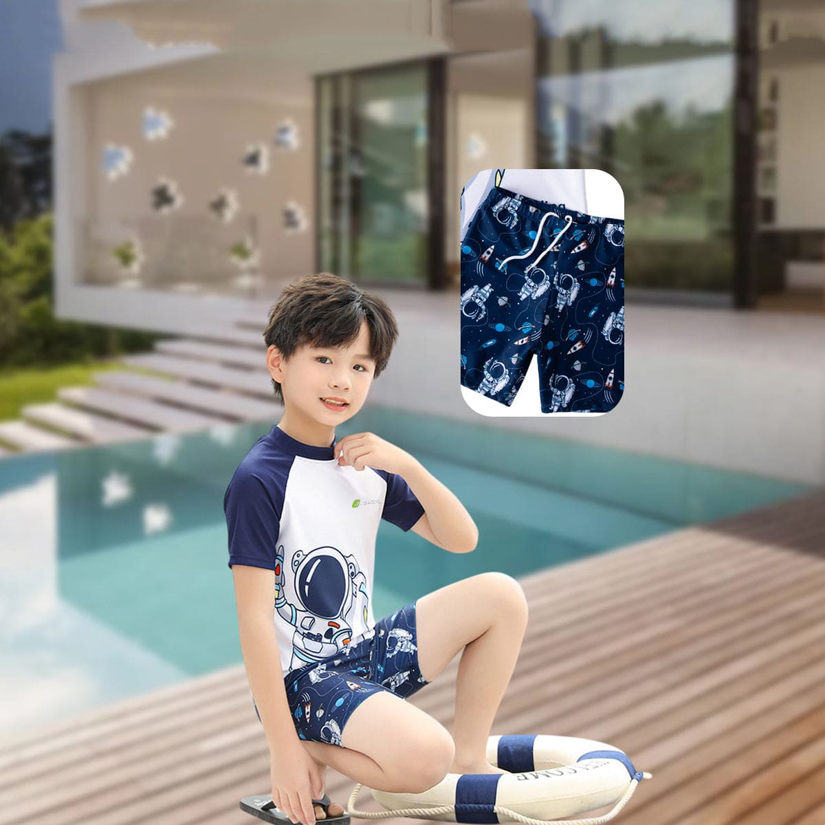 Kids UPF 50+ Holiday Swimwear-zoom-4