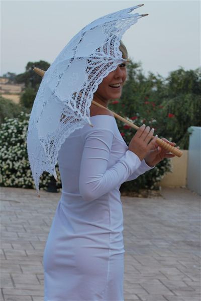 Lace Parasols Adult - Non SPF Rated & Lined Lace Parasols-zoom-