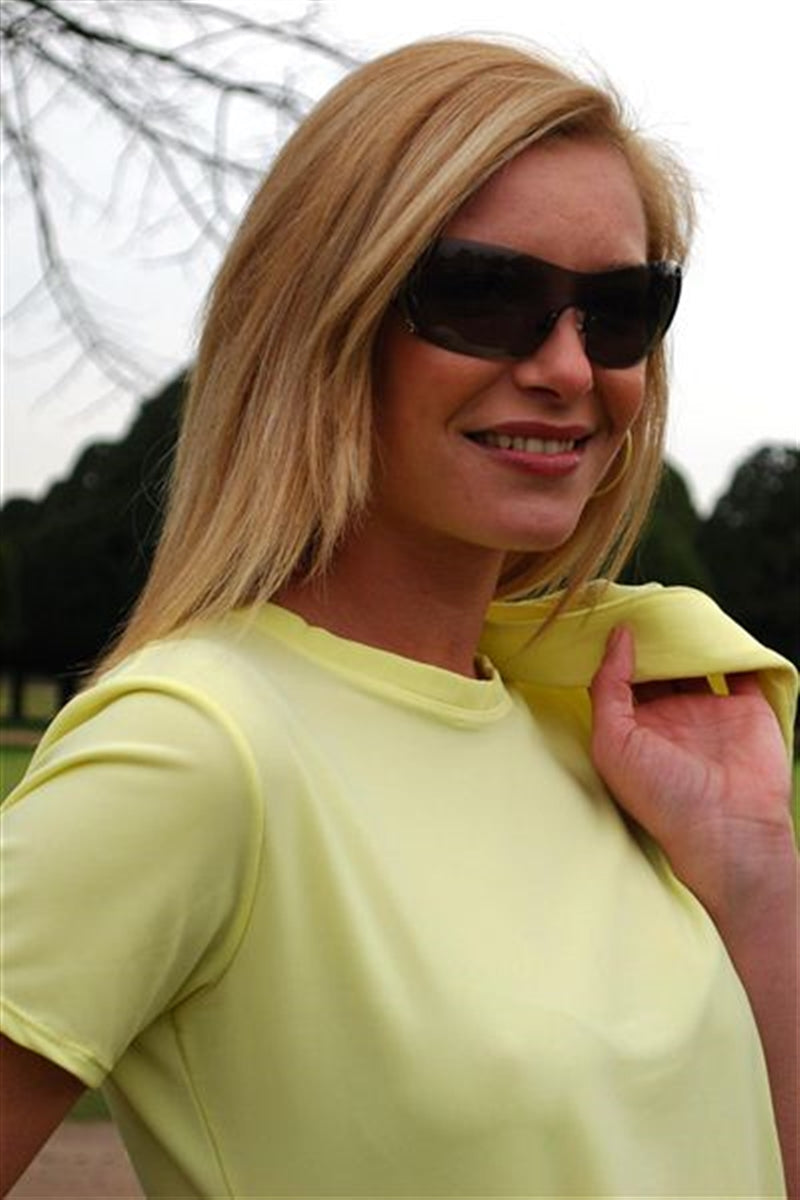Ready to Dispatch - Ladies Fitted T - Shirt Bianco White Size 20 - UPF 50+-4