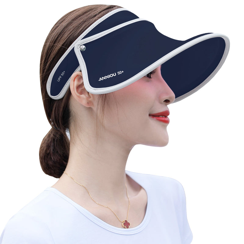 Long Visor Sun Protection Hat-zoom-
