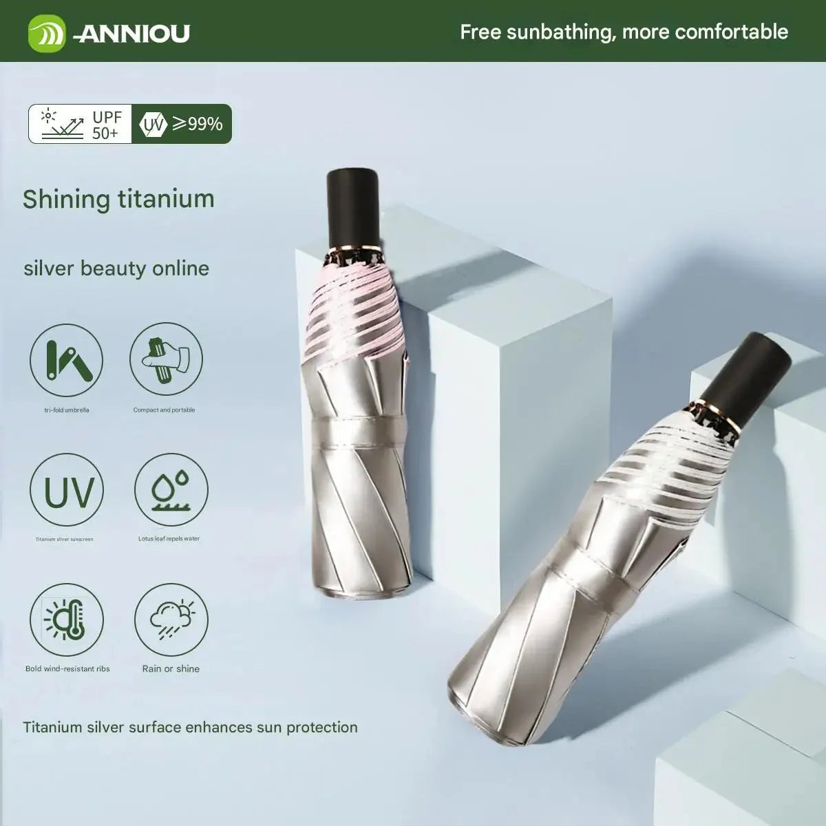 Luxury Compact Travel Umbrella-10