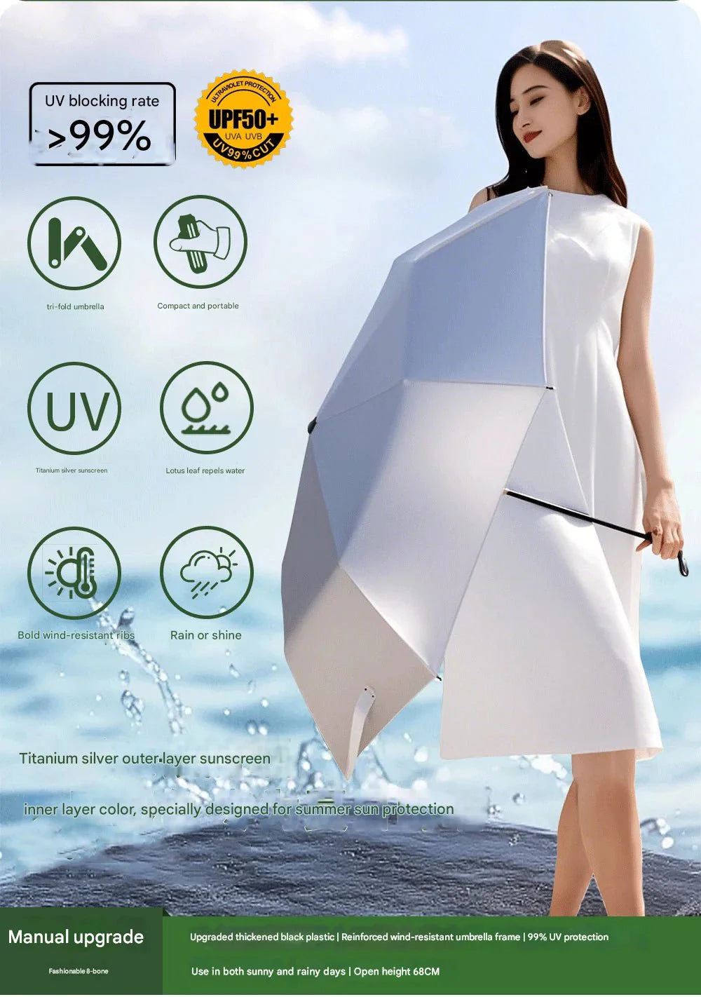 Luxury Compact Travel Umbrella-zoom-9