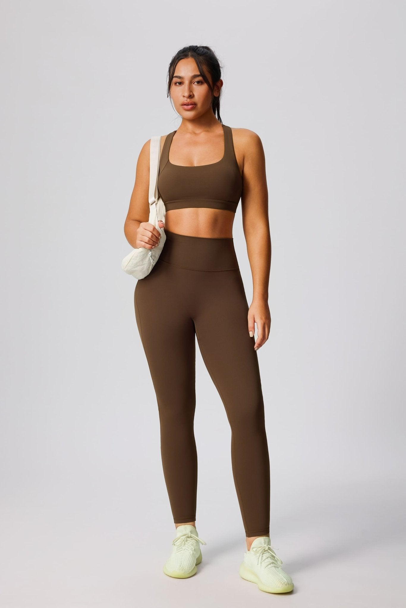 Medium Support Yoga Sports Bra-17
