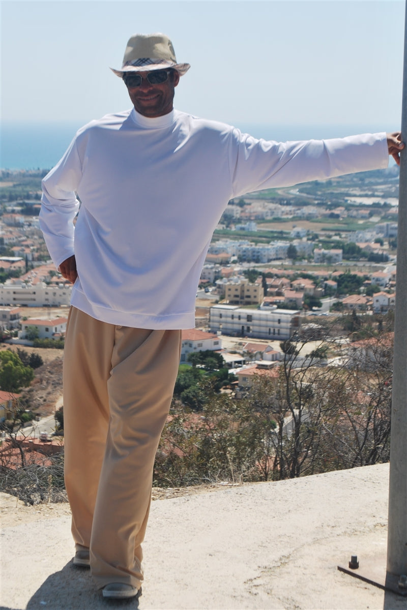 Mens Drawstring Trousers NO POCKETS - UPF 50+