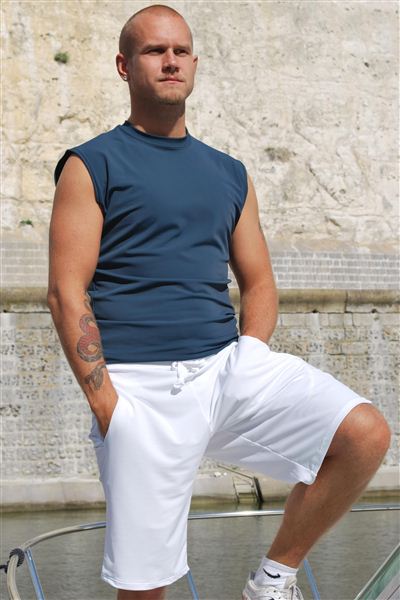 Mens Sleeveless T-Shirt - UPF 50+-zoom-3