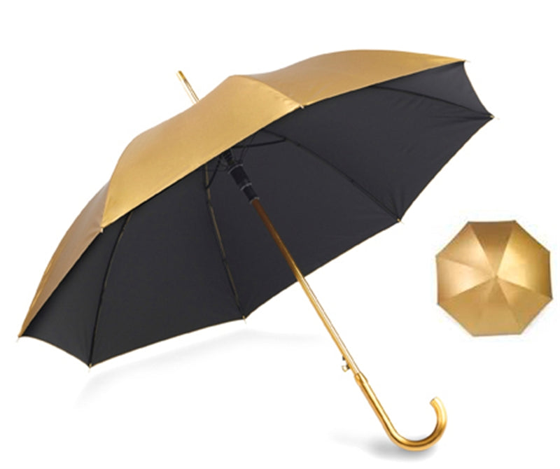 Rob McAlister -Metallic Gold UV Protective Umbrella Canopy 104cm-zoom-1