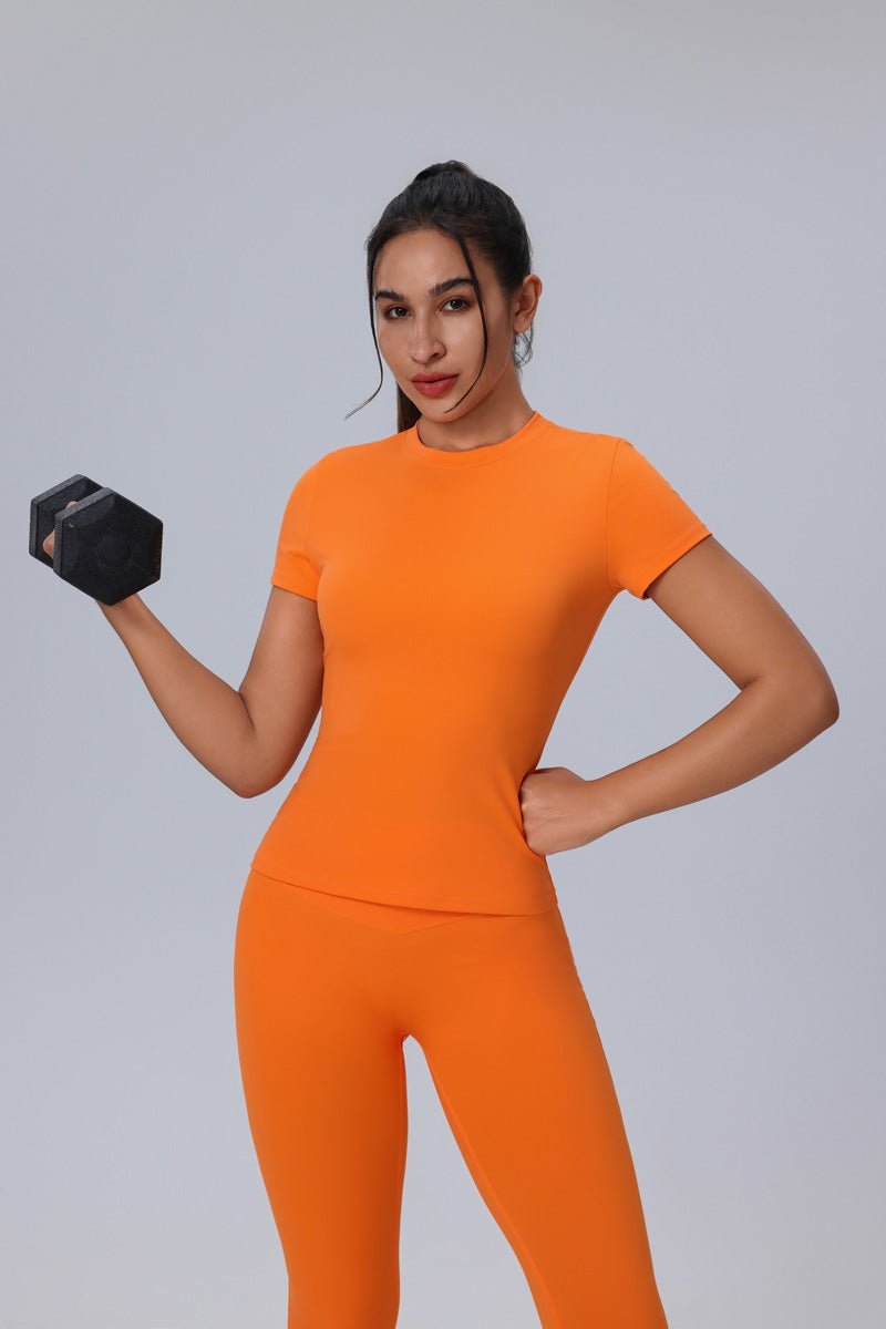 Short Sleeve Yoga Top UPF 50+-zoom-7