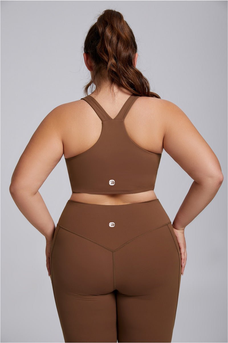 Plus Size Side Pocket Yoga Leggings-zoom-