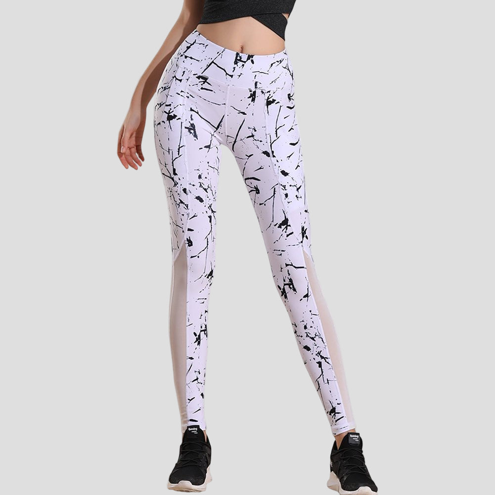 Printed Yoga Leggings UPF 50+-zoom-1