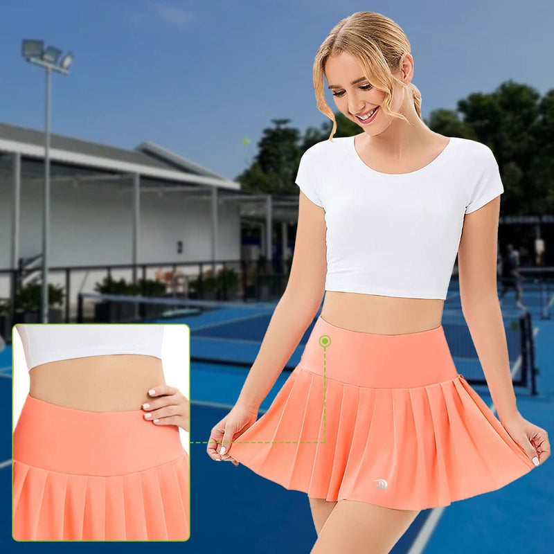Quick Drying Pleated Tennis Skirt UPF 50-zoom-