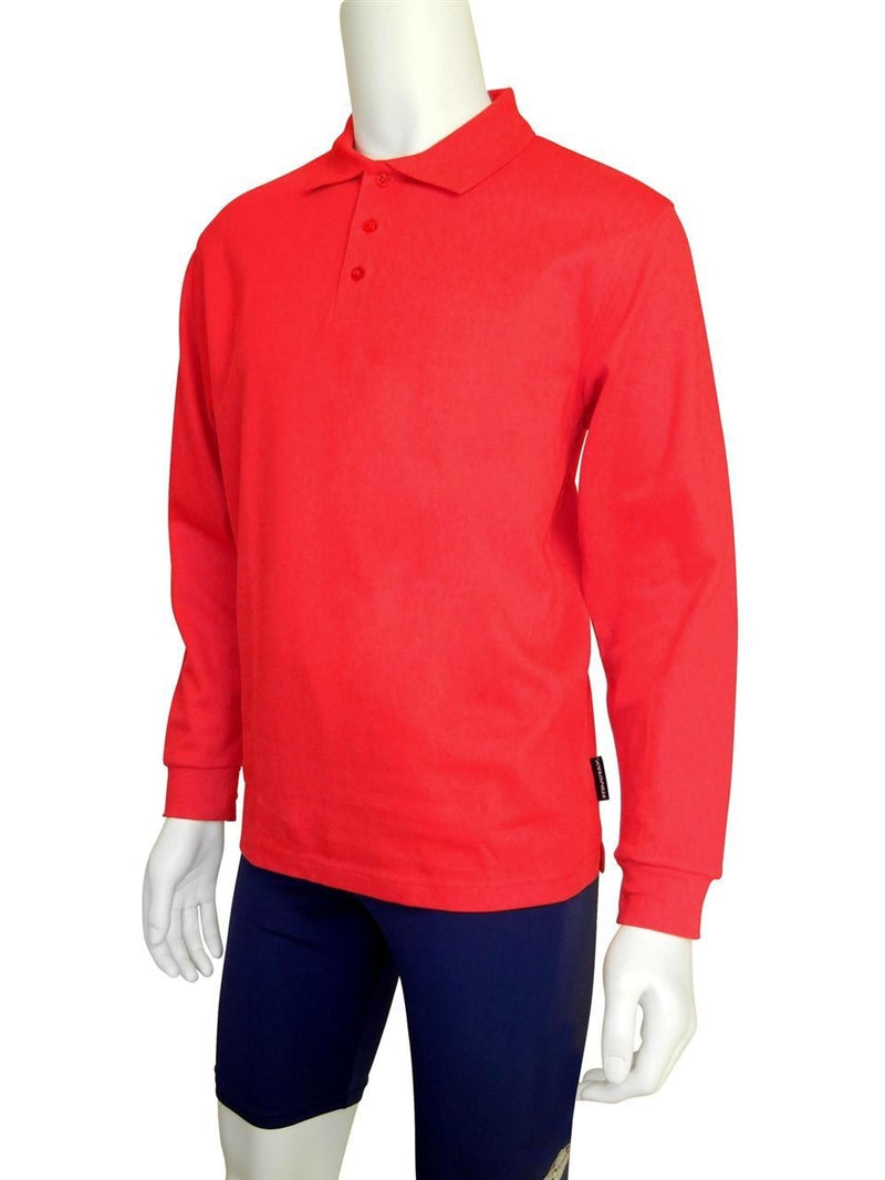 Stingray Mens Long Sleeved Polo Shirt ST805L - UPF 50+-zoom-