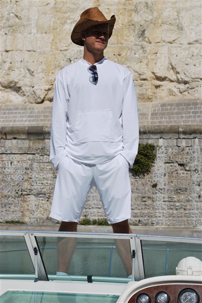 Mens Board Shorts with POCKETS - UPF 50+-zoom-1