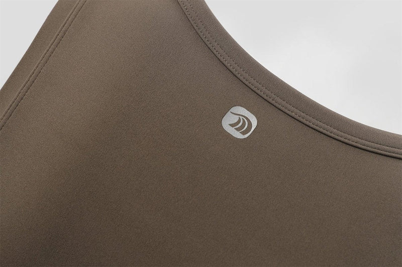 Side Ruched Sports Tank Top-zoom-