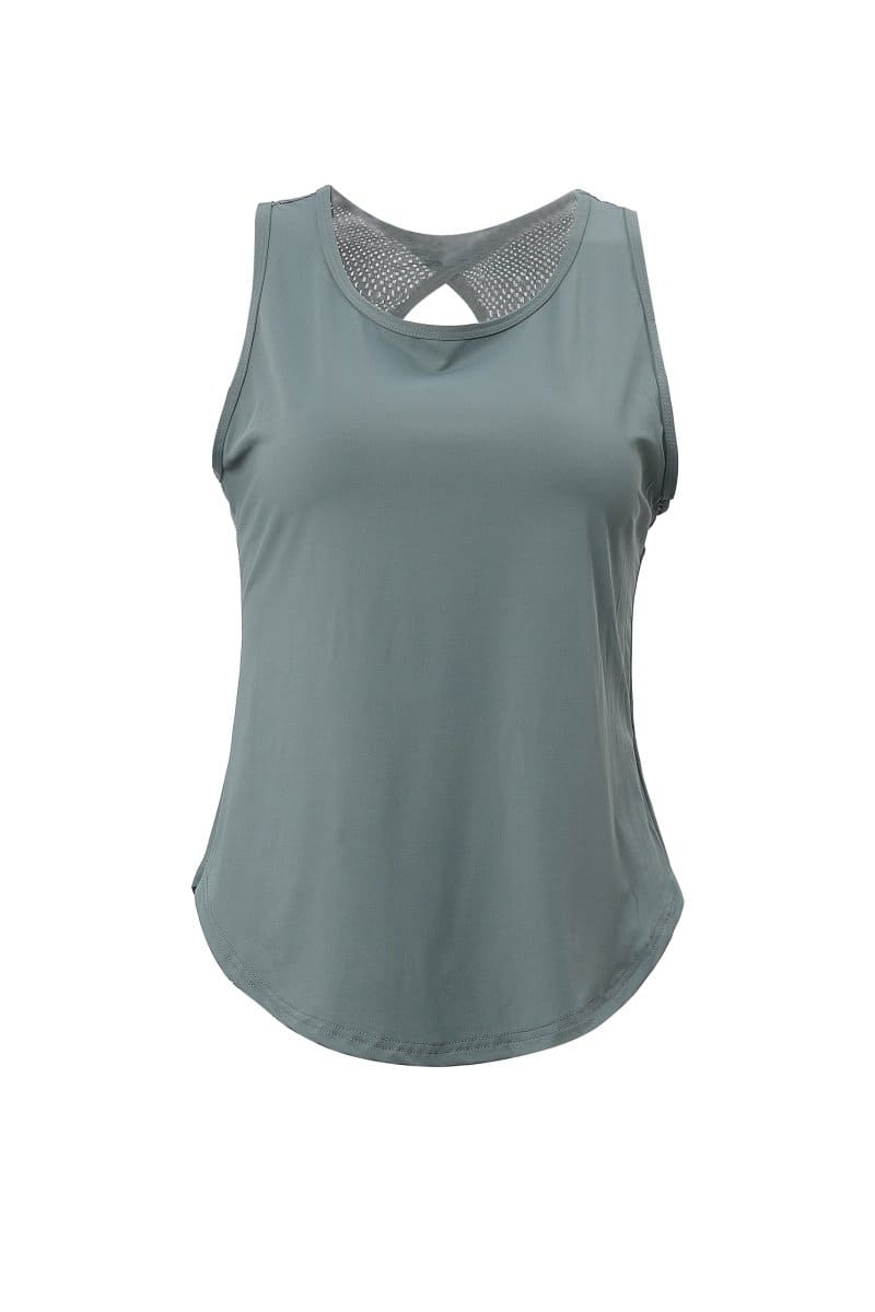 Sleeveless Athletic Yoga Top-zoom-5