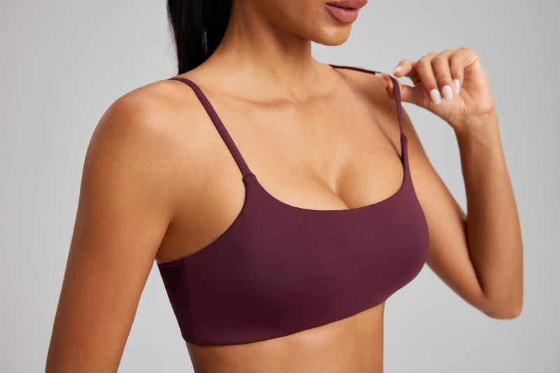 Spaghetti Strap Yoga Bra-zoom-
