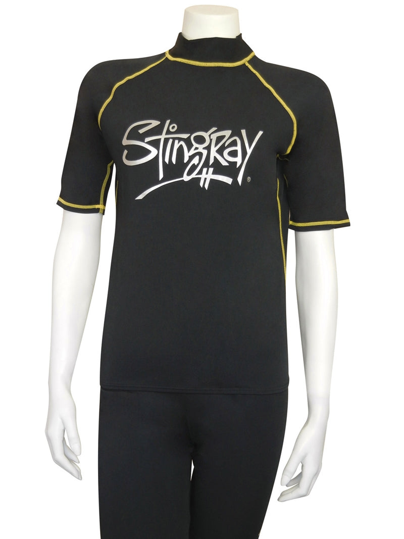 Stingray Ladies Surf Shirt Short Sleeved Sports Style ST216S - UPF 50-2