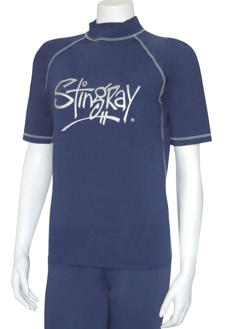 Stingray Ladies Surf Shirt Short Sleeved Sports Style ST216S - UPF 50-3