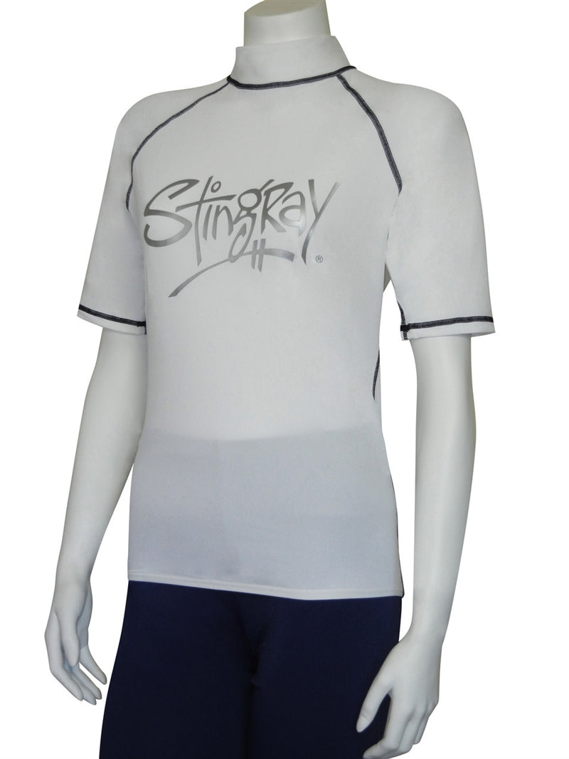 Stingray Ladies Surf Shirt Short Sleeved Sports Style ST216S - UPF 50-4