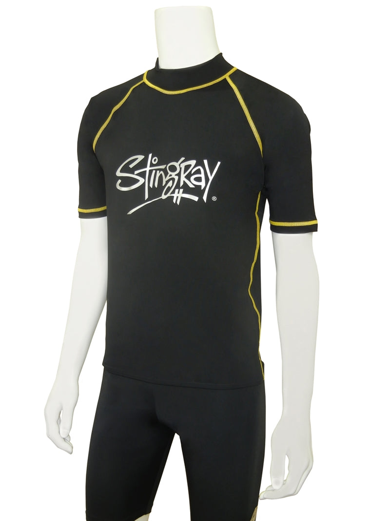 Stingray Mens Surf Shirt Short Sleeved ST216S - UPF 50-zoom-2