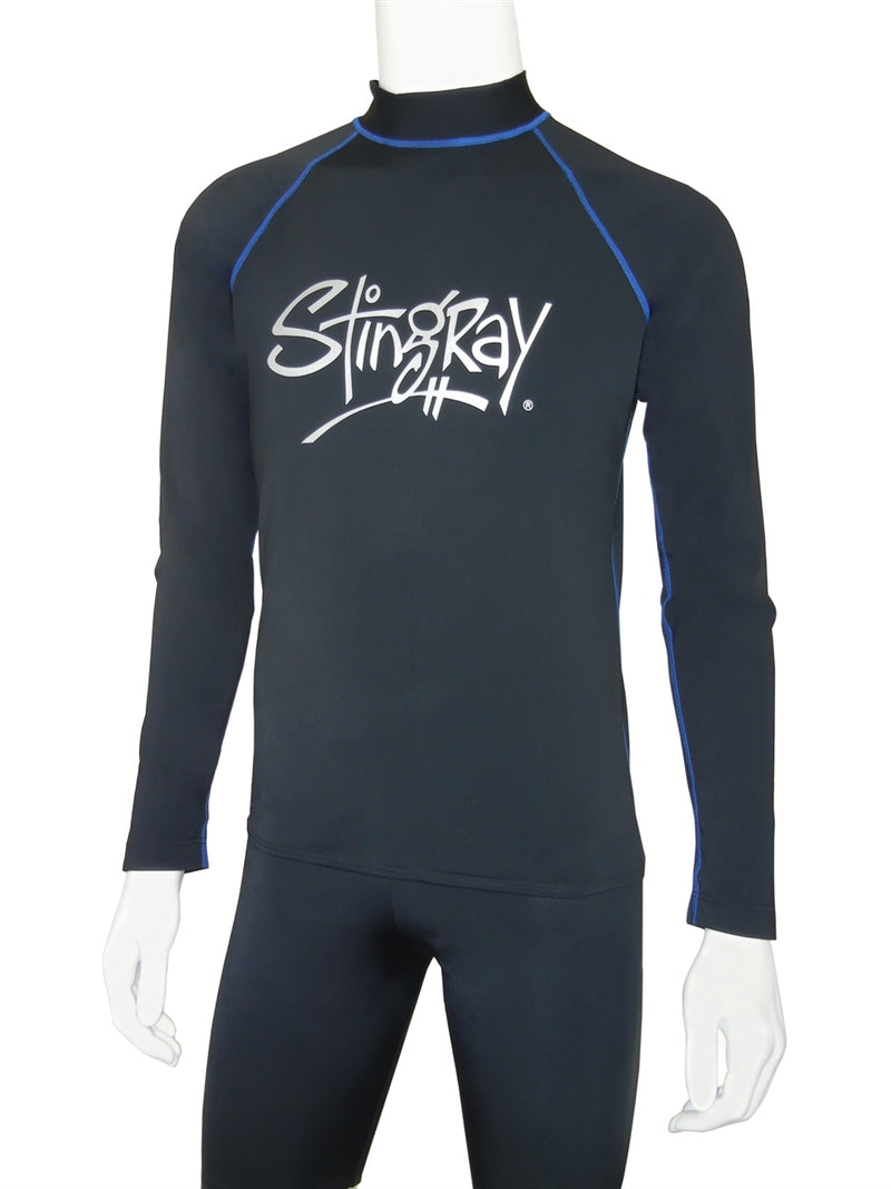 Stingray Mens Surf Shirt Long Sleeved Sports Style ST216SL - UPF 50-zoom-