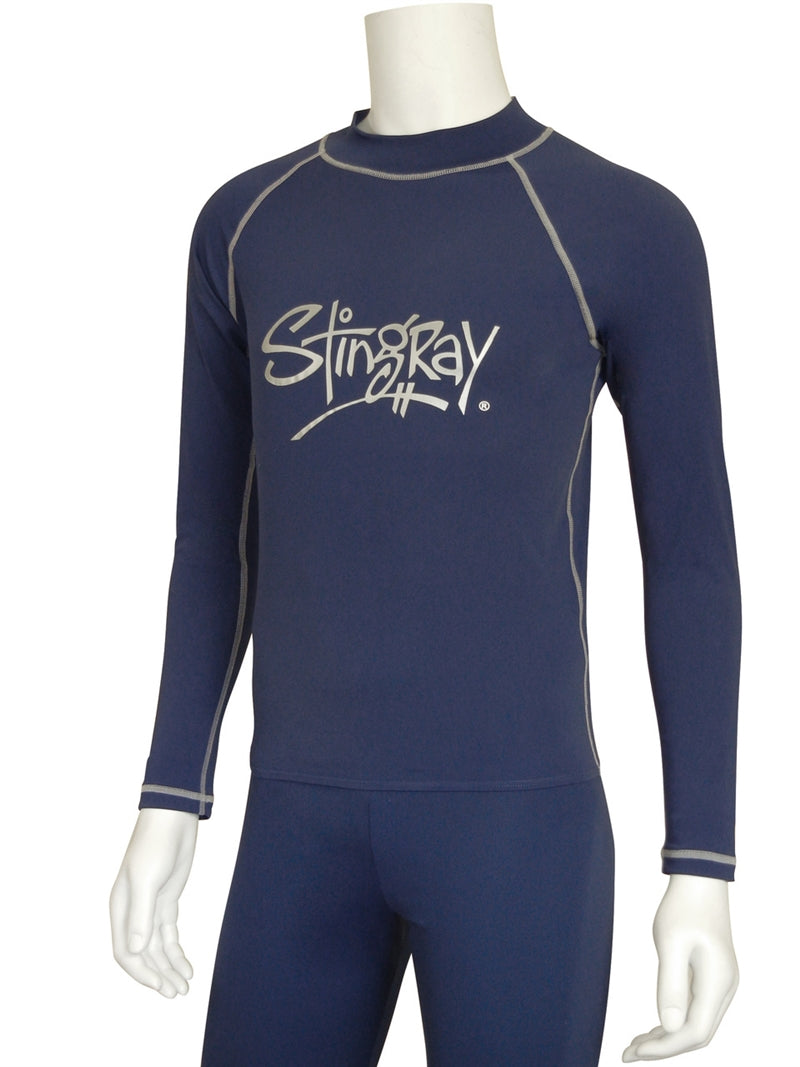 Stingray Mens Surf Shirt Long Sleeved Sports Style ST216SL - UPF 50-zoom-3