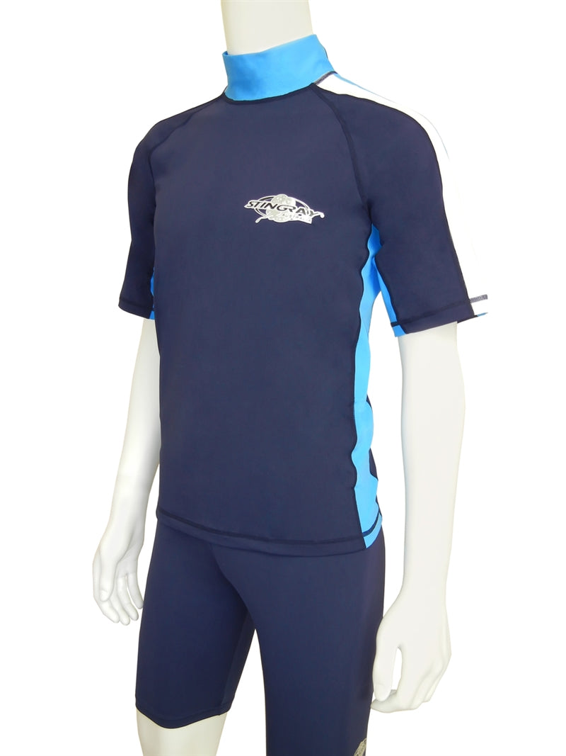 Stingray Adult Unisex Rash Shirt S/S ST218A - UPF 50