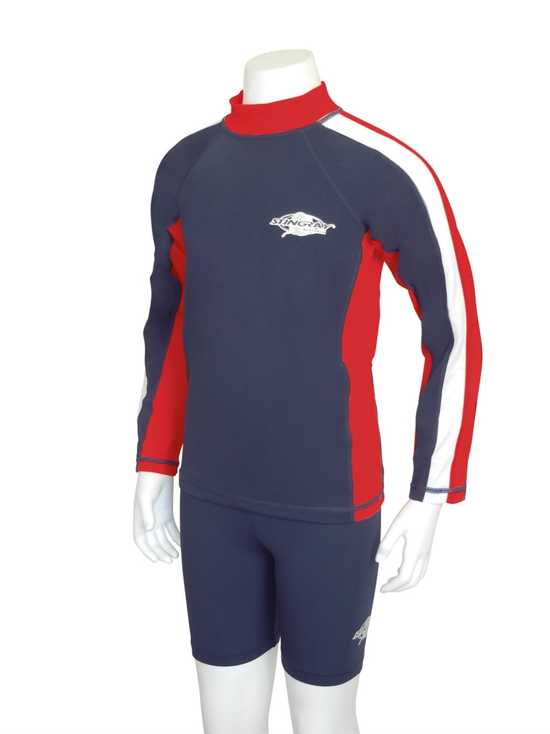 Stingray Childrens Rash Shirt L/S ST2012L - UPF 50-zoom-1