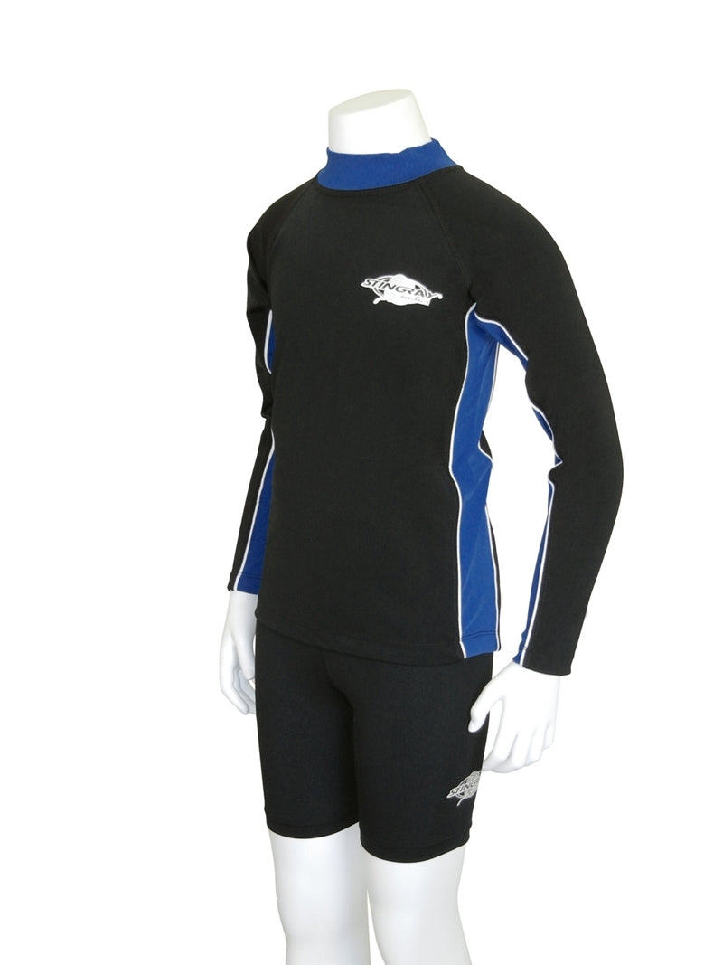 Stingray Childrens Rash Shirt L/S 2011L - UPF 50-zoom-