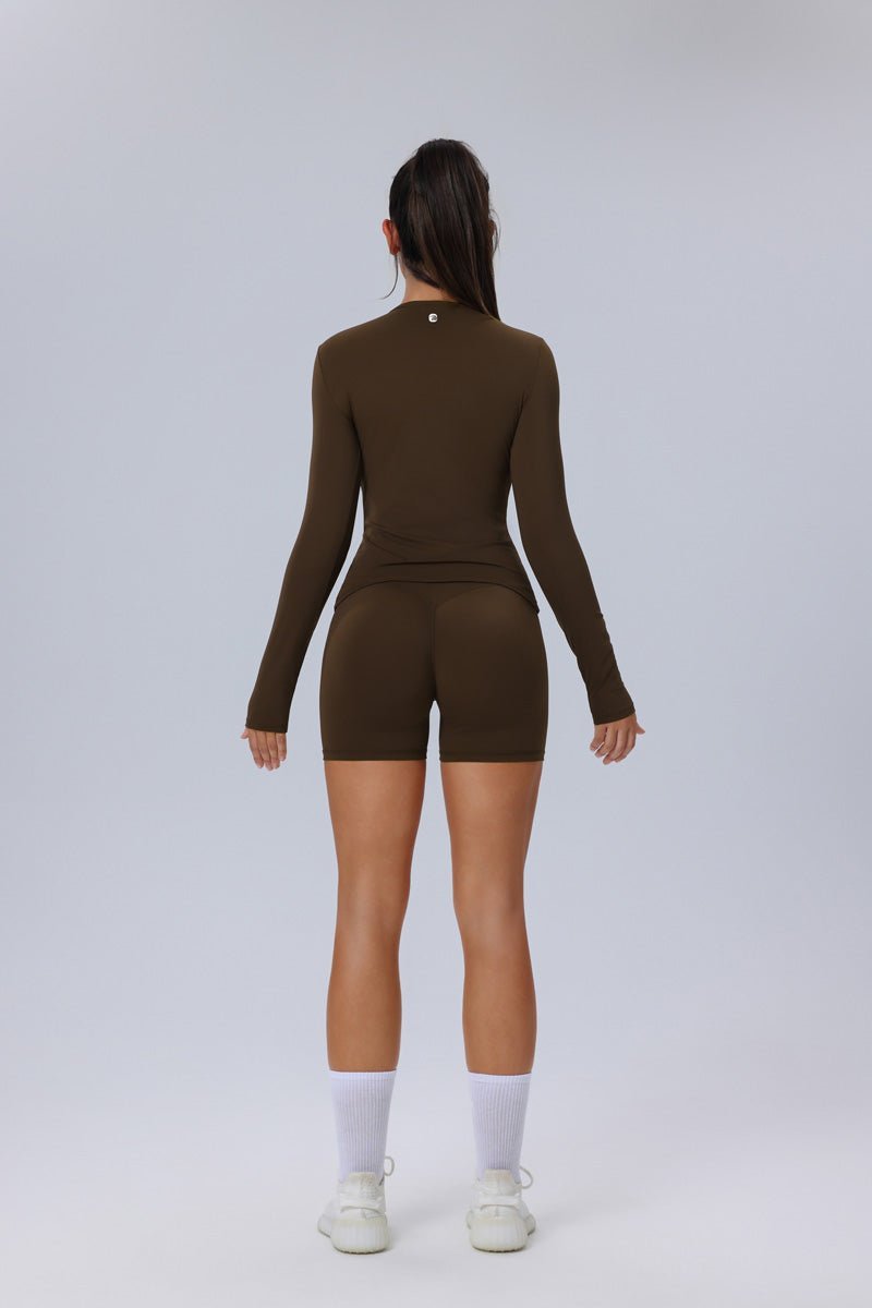 Thumbhole Long Sleeve Yoga Top-8