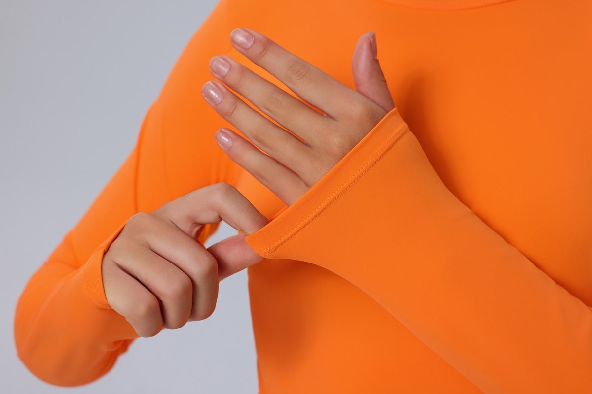Thumbhole Long Sleeve Yoga Top-10
