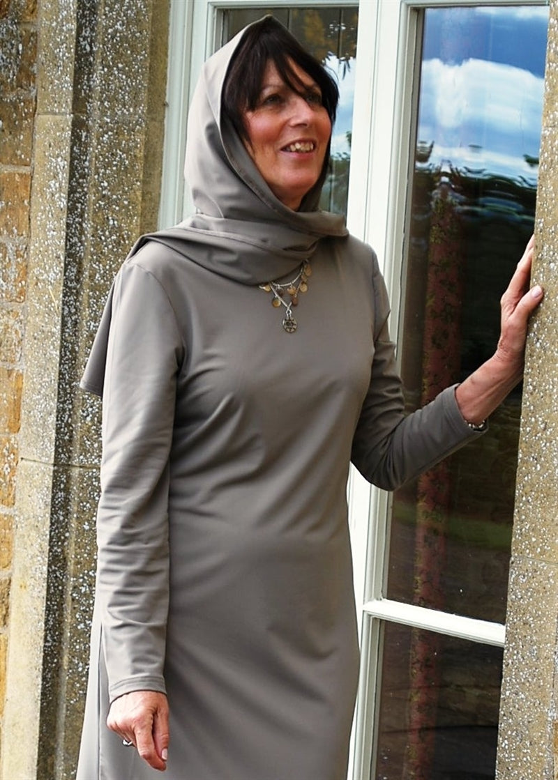 Ready to Dispatch - SunSibility Head Wrap Zolfo Lemon (Hooded Scarf) - UPF 50+