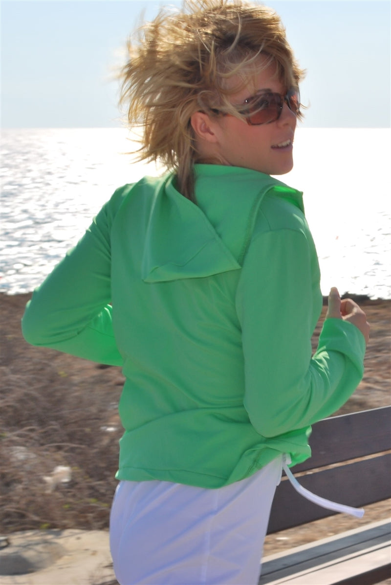 Low Cut Hooded Top - UPF 50