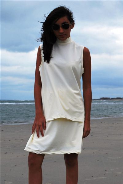 Teenage Unisex Sleeveless Turtle Neck Top - UPF 50+, Age 11-16-zoom-4