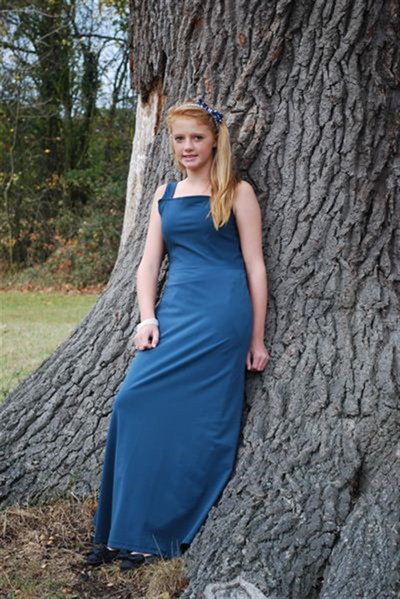 Teenage Long Plain Summer Dress - UPF 50+, Age 11-16-2