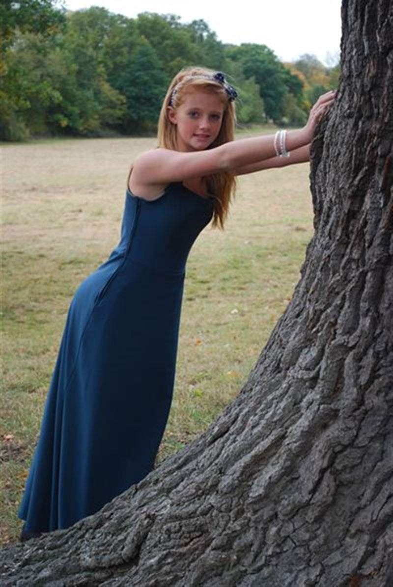 Teenage Long Plain Summer Dress - UPF 50+, Age 11-16-4