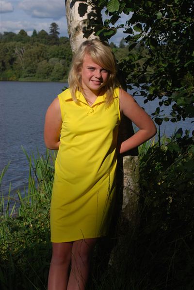 Teenage Sleeveless Polo Knee Length Dress - UPF 50+, Age 11-16-3