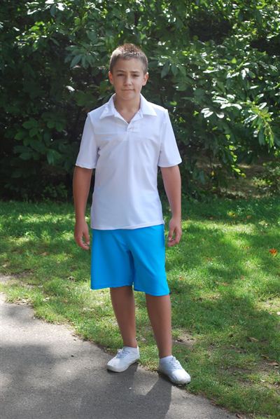 Teenage Unisex Short Sleeve Polo Shirt - UPF 50+, Age 11-16-zoom-1