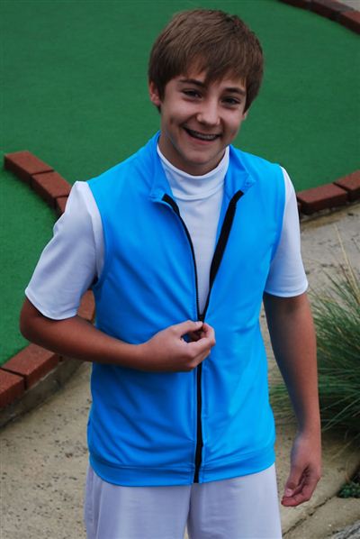 Teenage Unisex Sleeveless Tracksuit Top - UPF 50+, Age 11-16-zoom-2