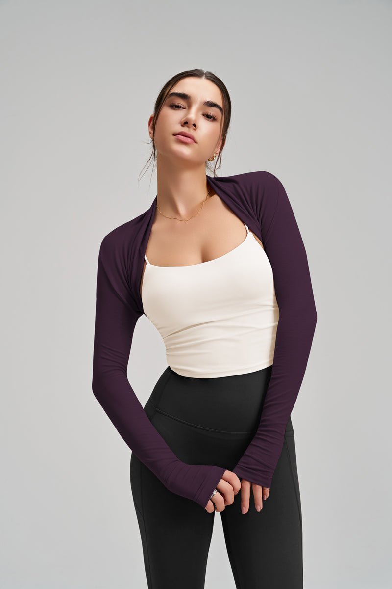 Thumbhole Fitness Bolero UPF 50+-1