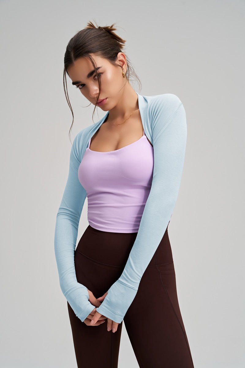 Thumbhole Fitness Bolero UPF 50+-zoom-