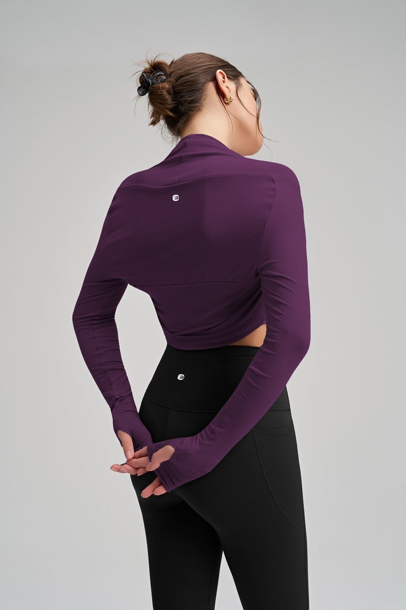 Thumbhole Fitness Bolero UPF 50+-7