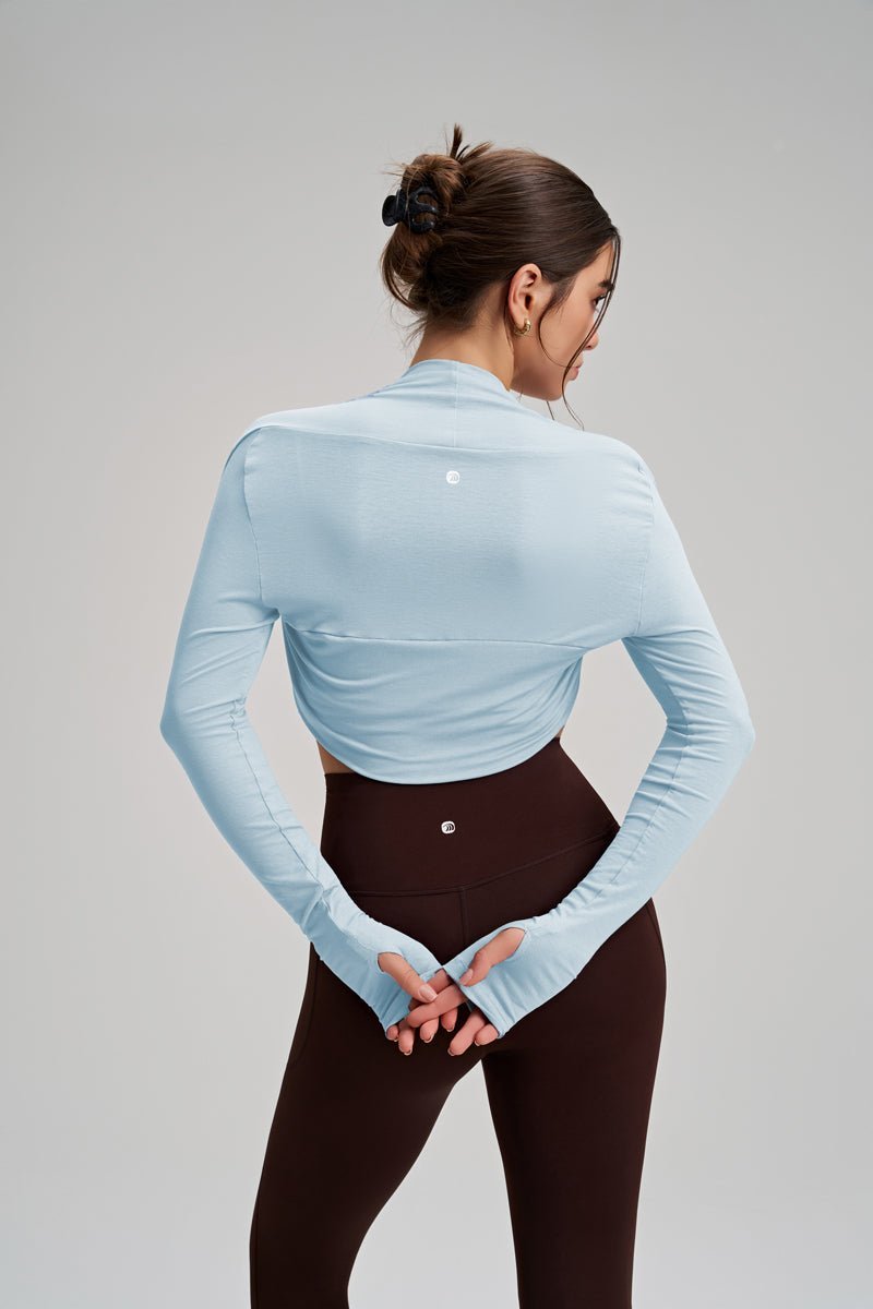 Thumbhole Fitness Bolero UPF 50+-zoom-