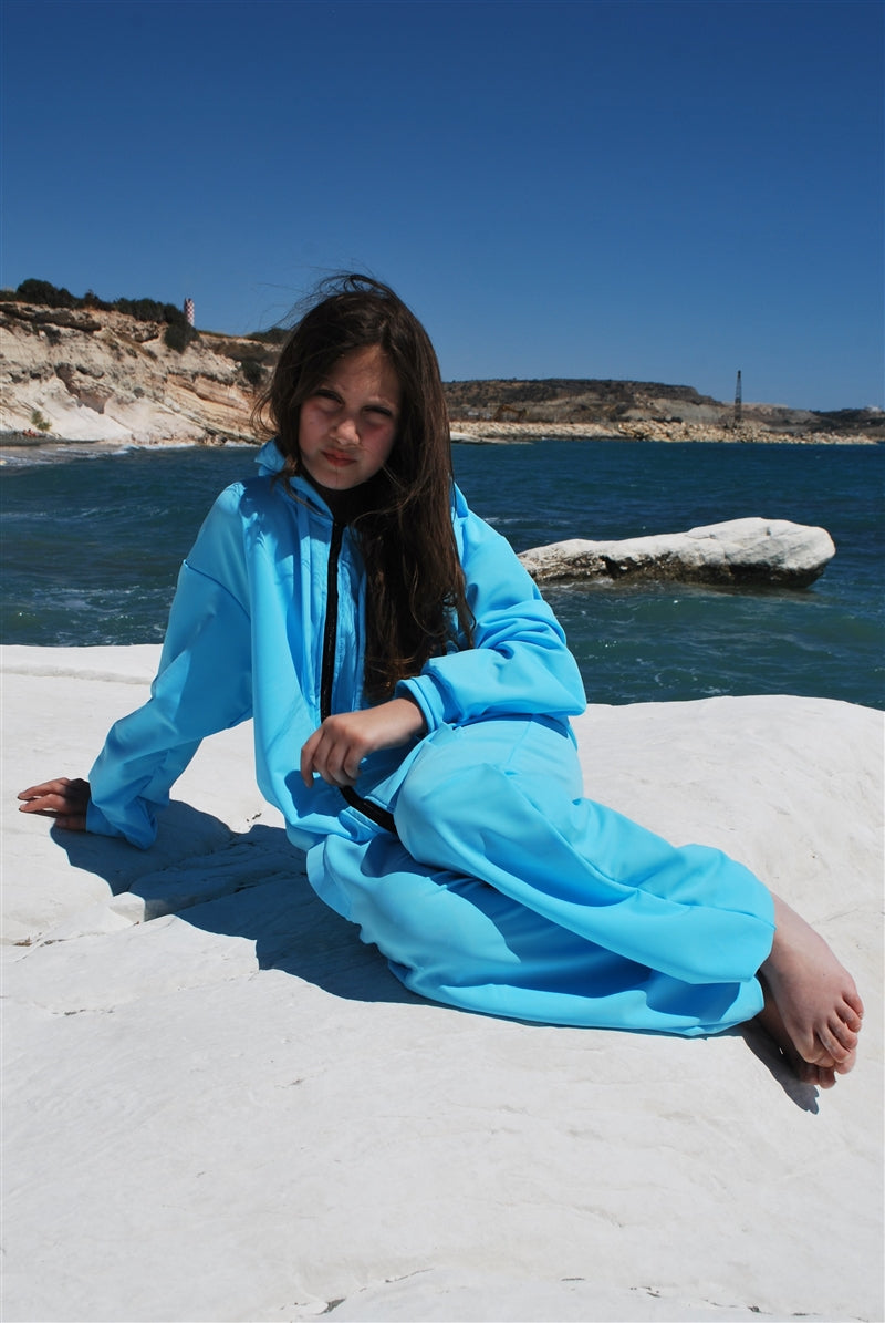 Unisex Sun Protective Onesies - UPF 50+, Age 11-16-zoom-4
