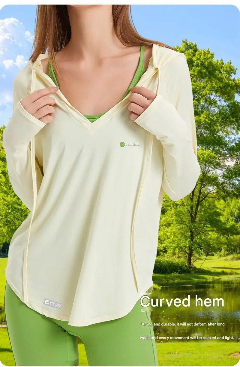 UPF 50+ Hooded Active Top-zoom-