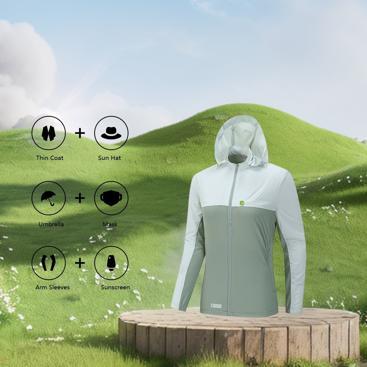 UPF50+ Lightweight Sun Protection Jacket-5