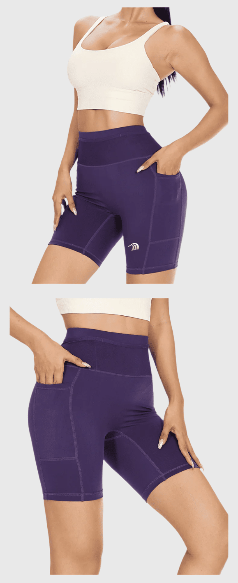 UPF 50+ Compression Sports Shorts-zoom-10