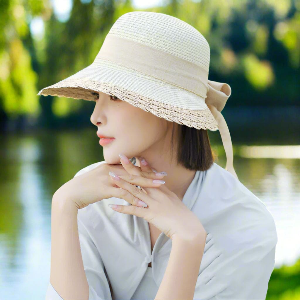 UPF 50+ French Straw Hat-1