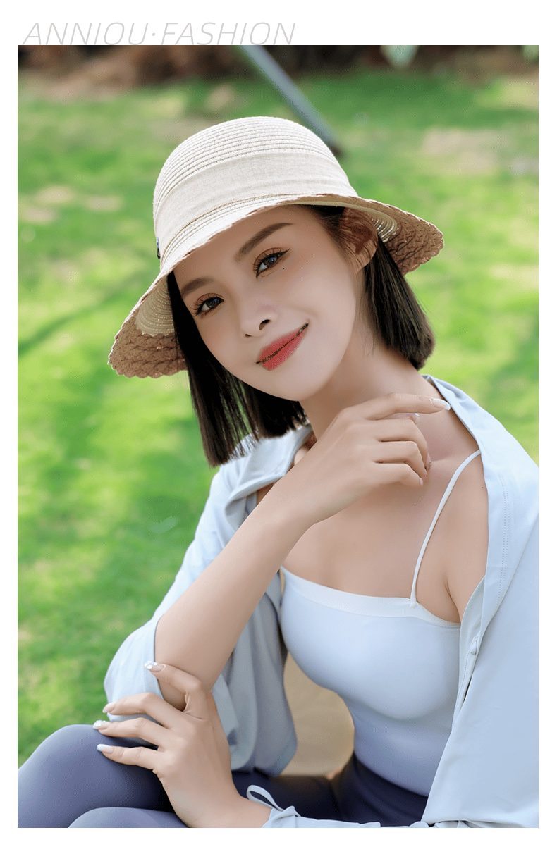 UPF 50+ French Straw Hat-zoom-